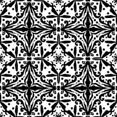 black simple abstract square pattern