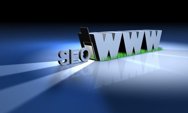 World wide web with open door and moving sign search