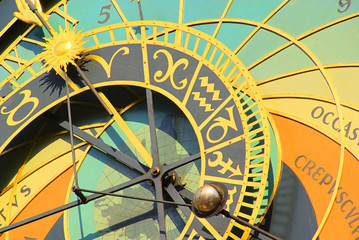Prag Uhr - Prague tower clock 04