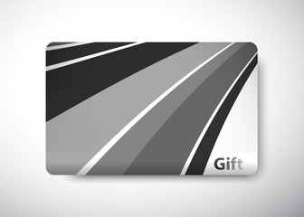 Gift Card - size 3 3/8" x 2 1/8"  (86 x 54 mm)