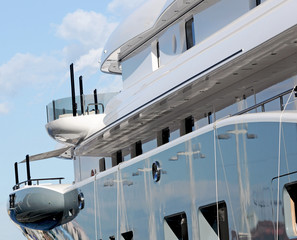 Naklejka premium ship yacht