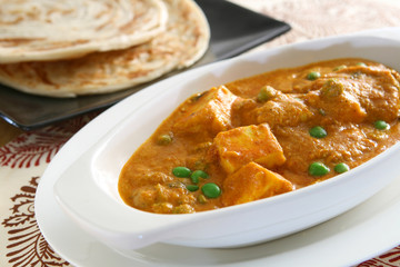 Mattar Paneer (Cheese and Pea Curry)