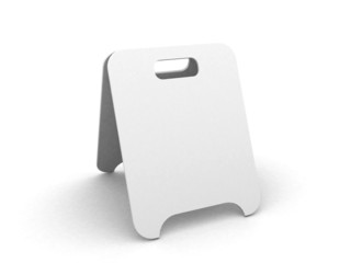 blank information sign