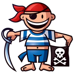 Cercles muraux Pirates Pirate