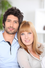 Portrait d'un couple amoureux