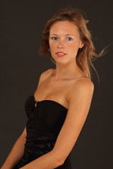 Naklejka premium attractive young woman