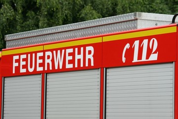 Obraz premium Feuerwehrauto Detail