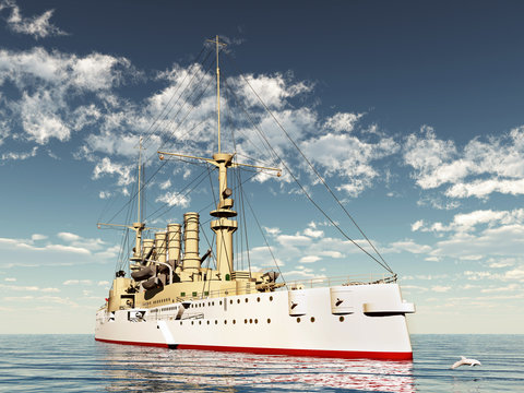 Historisches Kriegsschiff
