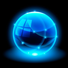 Vector Abstract Sphere Design