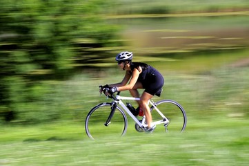 radfahren in der natur