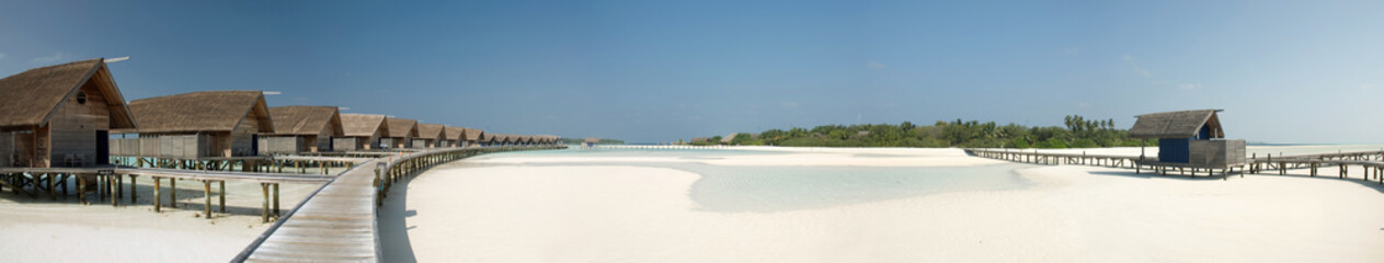 Lagoon with low tide