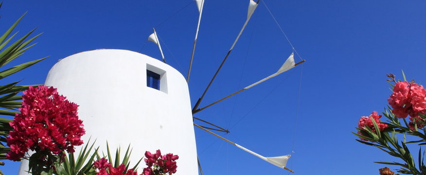Moulin &agrave; vent &agrave; Paros - Cyclades - Gr&egrave;ce