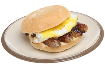 Sausage & Fried Egg Roll