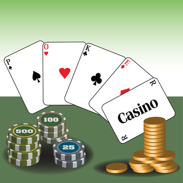 Casino poker cards