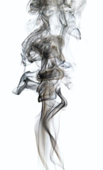 Abstract background of beautiful color smoke waves.