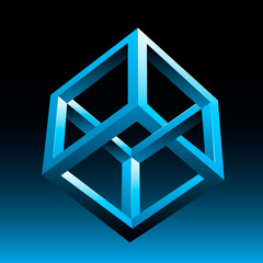 Vector Cube Illusion