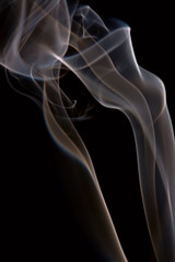 Abstract background of beautiful color smoke waves.