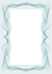Guilloche vector frame
