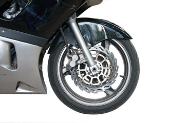 Obraz premium Wheel of motorcycle