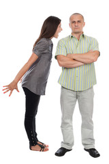 Couple arguing
