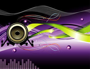 vector music illustration