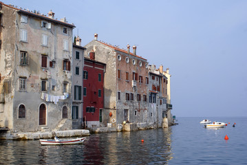 Houses and sea