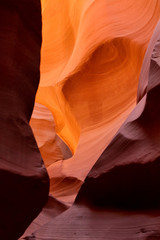 Antelope slot canyon in Arizona USA