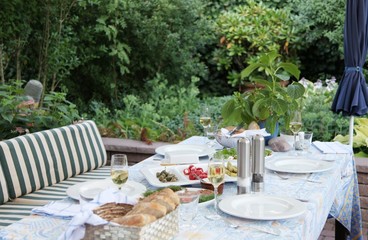Einladung auf die Terrasse