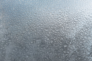 frozen water drops on glass