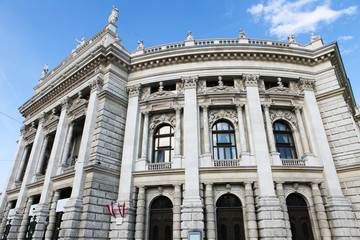 Fototapeta na wymiar Burgtheater in Vienna