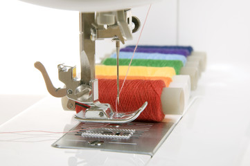 sewing machine and thread