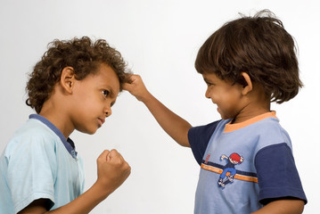 boys fighting