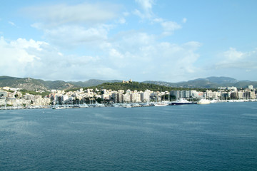 Fototapeta na wymiar Bahia de Palma. Mallorca