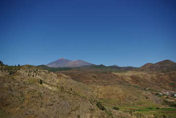 Fototapeta na wymiar Vulkan Teide und Umgebung auf Teneriffa