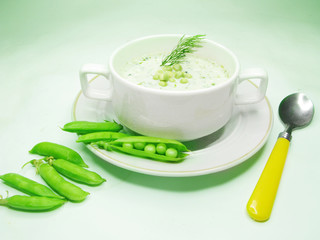 vegetable soup with pea