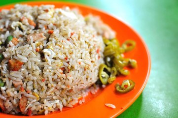 Fried rice with chili