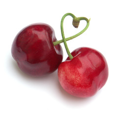 coeur cerises