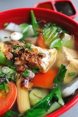 Chinese healthy vegetable soup