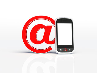 mobile phone and email sign
