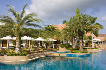 Swimming pool in Thailand
