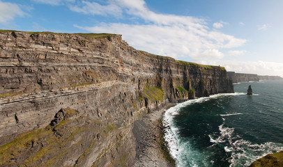 Fototapeta na wymiar beautiful scenic landscape from the west coast ireland