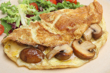 Mushroom & Cheese Omelet