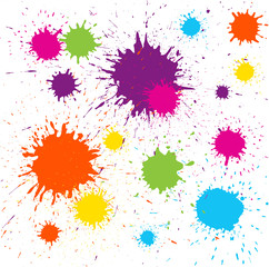 Grungy design colorful  blot element