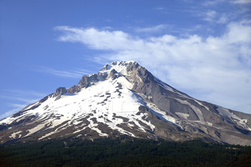 Portrait of a mountain, Mt. Hood Oregon.