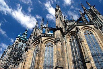Fototapeta na wymiar Prague - St. Vitus cathedral