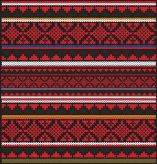 American textile pattern