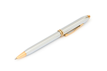 Naklejka premium Writing pen isolated on the white background