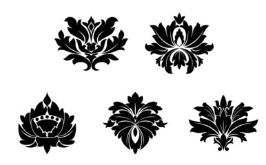 Vintage flower patterns