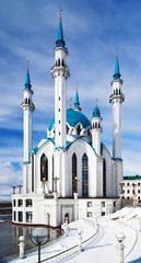 Fototapeta na wymiar Meczet Kul Szarif w Kazaniu Kremla, Tatarstan