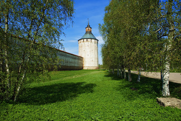 Naklejka premium Tower of the Kirillo-Belozersky Monastery